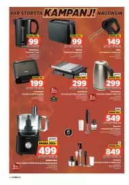 Power reklamblad vecka 38 Sida 56: Point matberedare €499,00, Point smörgåsgrill €299,00