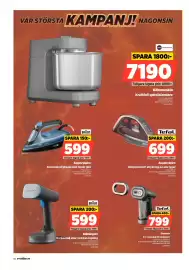 Power reklamblad vecka 38 Sida 60: Braun klädångare €599,00, Tefal Steamer €799,00