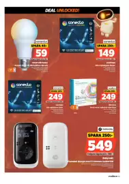 Power reklamblad vecka 38 Sida 63: Motorola Babyvakt €549,00, Conecto ljusslinga €249,00