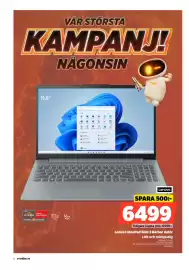 Power reklamblad vecka 38 Sida 8: Lenovo IdeaPad Slim 3 Bärbar dator €6.499,00