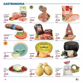 Volantino Futura Supermercati Pagina 14: Leerdammer €1,19, Asiago pressato DOP €0,99