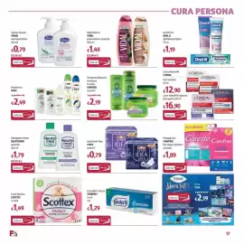 Volantino Futura Supermercati Pagina 17: Assorbenti Idea Lines €0,79, Sapone liquido Venus neutro/sensitive €0,79