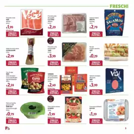 Volantino Futura Supermercati Pagina 3: Prosciutto crudo di Parma DOP Tanzi €3,99, Salmone norvegese affumicato VEGÈ €3,99