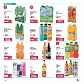 Volantino Futura Supermercati Pagina 4: Bibite Zero Sanpellegrino €0,79, Succoso Zero San Benedetto €0,59