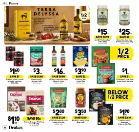 Drakes catalogue week 38 Page 16: Kraft Easy Mac €3,90, Green's Roast Meat Gravy Granules €3,00