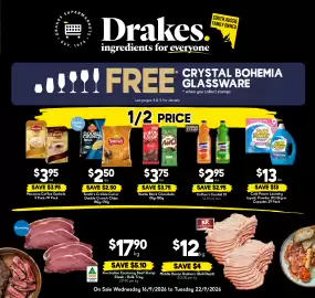 Drakes catalogue week 38 Page 3: Cold Power Laundry €13,00, Middle Bacon Rashers €12,00