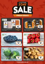 Foodworks catalogue week 38 Page 4: Red Capsicums €4,99, Blueberries €3,49