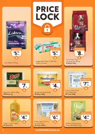 Foodworks catalogue week 38 Page 8: Bega Cheese Block €7,00, MeadowLea Spread €4,00