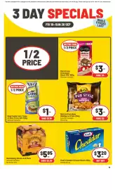IGA catalogue Page 2: Kraft Cheddar Cheese Block €3,20, McCain Pub Style Wedges €3,00