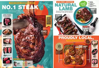 Checkers catalogue Page 2: Steakhouse Classic New York Strip Steak €189,99, Steakhouse Classic Whole Picanha Steak €179,99