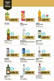 Príma akciós újság hét 38 Oldal 10: Szentkirályi gyümölcsvíz €249,00, Jägermeister likőr €5.499,00