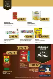 Príma akciós újság hét 38 Oldal 8: Nesquik instant kakaóitalpor €2.149,00, Cerbona gluténmentes müzliszeletek €249,00