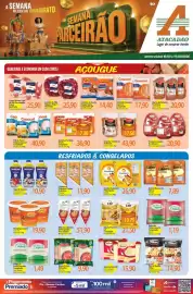 Folheto Atacadão Página 1: Seara - coxinha da asa de frango congelada iqf €14,40, Danone - iogurte €10,90