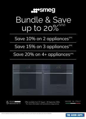 The Good Guys catalogue (valid until 30-09)