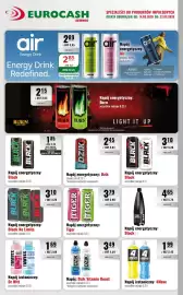 Eurocash gazetka Strona 9: Napój energetyczny: Black €4,65, Napój izotoniczny: 4Move €1,99