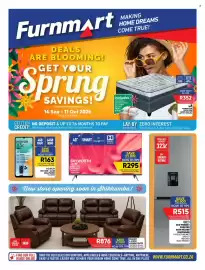 Furnmart catalogue Page 1: BRANDY 4-PIECE LOUNGE SUITE €14.999,00, HONOR X5C €163,00
