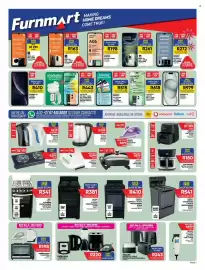 Furnmart catalogue Page 7: Mellerware 5-piece pack €2.699,00, HUAWEI NOVA Y63 €261,00