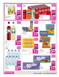 Sutterlüty Flugblatt Seite 6: Vöslauer Mineralwasser €0,77, Prinzen Rolle €1,99