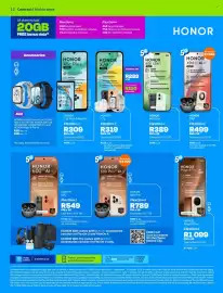 Telkom catalogue Page 12: HONOR X5c Plus & Pad X7 €309,00, HONOR 600 Lite €389,00