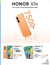 Telkom catalogue Page 13: HONOR X7e €319,00, HONOR X7e €649,00