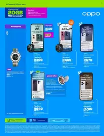 Telkom catalogue Page 16: OPPO A6 256GB €399,00, OPPO Watch S €170,00