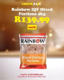 Check Save catalogue Page 6: Rainbow IQF Mixed Portions €139,99