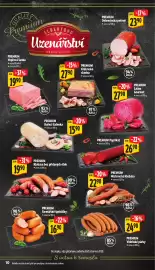 Albert leták | Supermarket Strana 20: Premium vepřová šunka €19,90, Premium farmářské špekáčky €16,90