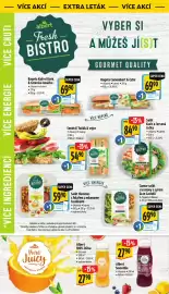 Albert leták | Supermarket Strana 40: Fresh Bistro Kuře a červená čočka €84,90, Bageta Kuřecí řízek & tatarská omáčka €69,90