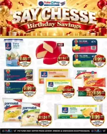 Take 'n Pay catalogue week 38 Page 7: Clover Feta Style Plain Assorted €49,99, First Choice Full Cream Gouda Cheese €99,99