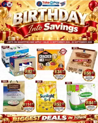 Take 'n Pay (valid until 20-09)