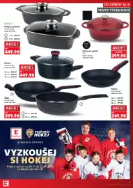 Kaufland leták týden 38 Strana 7: Spice Soul Litinový pekáč €399,90, Brio pekáč s poklicí €449,90