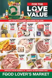 Food Lover's Market catalogue week 38 Page 1: 16-Piece Chicken Braai Packs €59,99, BANANAS €50,00