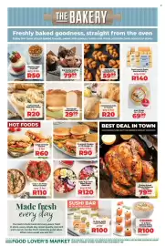 Food Lover's Market catalogue week 38 Page 4: Ouma Rooi Koeksisters €59,99, Crumbed Chicken or Rib Burger €90,00
