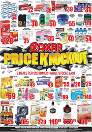 Boxer catalogue week 38 Page 4: Bernini Mimosa Cans €220,00, Ballantine's Blended Scotch Whisky €229,99