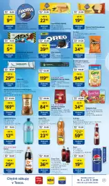 Tesco leták týden 38 Strana 23: Opavia Zlaté Oplatky €22,90, Coca-Cola €36,90