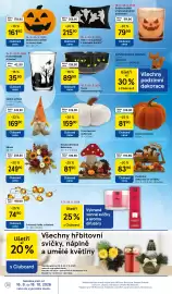 Tesco leták týden 38 Strana 28: Tesco halloweenSKá mísa €89,90, Halloweenská sklenice €35,90
