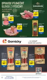 Tesco leták týden 38 Strana 30: Krahulík mini lovečák klasik €29,90, Csabai klobása lucifer €74,90