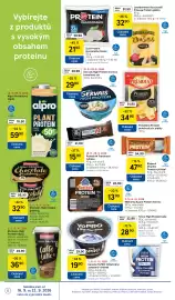 Tesco leták týden 38 Strana 6: Ehrmann High Protein Caffè Latte €36,90, Zott protein mozzarella classic €21,90