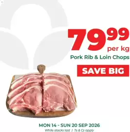 Food Lover's Market catalogue week 38 Page 6: Pork Rib & Loin Chops €79,99
