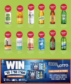 Thirsty Camel catalogue Page 3: Hahn SuperDry Stubbies €5,99, Victoria Bitter Stubbies €61,99