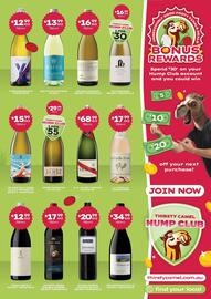 Thirsty Camel catalogue Page 8: Matua Sauvignon Blanc €13,99, Jansz Premium Cuvee NV €55,00