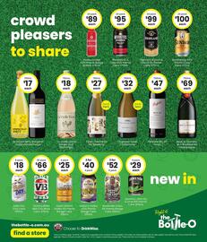 The Bottle O catalogue Page 8: Victoria Bitter Mid 3.5% Block Cans €66,00, Pipers Tasmania NV Sparkling €27,00