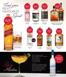 Porters catalogue Page 5: Gordon's Gin €69,99, Espolón Tequila Blanco €64,99