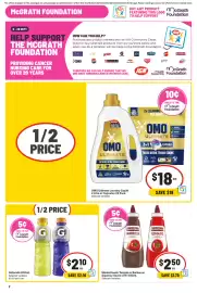 IGA catalogue week 38 Page 3: OMO Ultimate Laundry Liquid €18,00, MasterFoods Tomato or Barbecue Squeezy Sauce €2,50