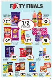 IGA catalogue week 38 Page 4: Cadbury Chocolate Block €5,50, Kirks 1.25 Litre Selected Varieties €1,80