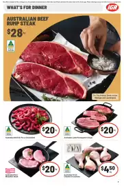 IGA catalogue week 38 Page 8: Australian Pork Medallion Steak €20,00, Australian Lamb Forequarter Chops €20,00