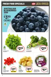 IGA catalogue week 38 Page 3: Australian Green Oak Lettuce €2,50, Australian Baby Broccoli Bunch €2,50