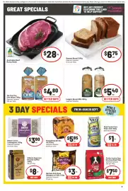 IGA catalogue week 38 Page 4: McCain Pub Style Wedges €3,00, Tip Top The One Bread €4,80