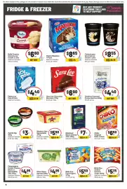 IGA catalogue week 38 Page 7: Sara Lee Chocolate Bavarian €6,90, Philadelphia Cream Cheese Block or Spreadable Tub €4,95