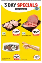 IGA catalogue Page 2: Short Cut Bacon €12,99, Community Co Mud Cake Selected Varieties €4,99
